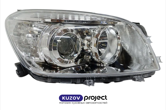 Фара правая с электрическим корректором Toyota Rav 4 2008-2013 (SAT / Китай)