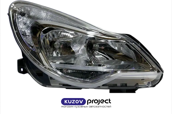 Фара правая с электрическим корректором Opel Corsa (D) 2010-2014 (TYC / Тайвань)